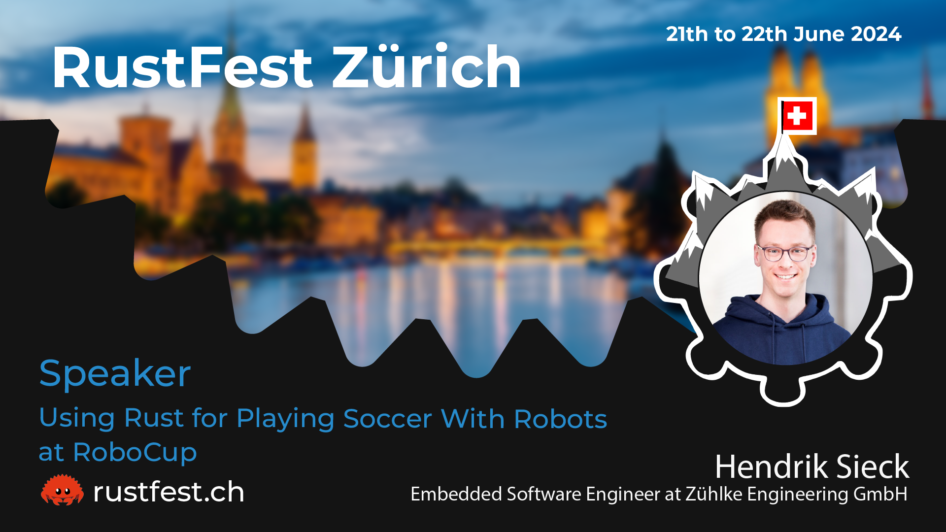 Using Rust for Playing Soccer With Robots at RoboCup